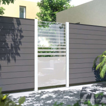 Canadian Market Hot Sell DIY Wind Resistance Construction Privacy Fence Wood Plastic Composite WPC Decorative Garden House Fence